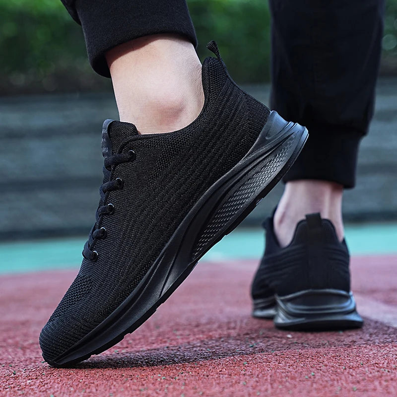 New large men's shoes mesh breathable platform shoes to increase the lightness of sports casual men's vulcanized loafers