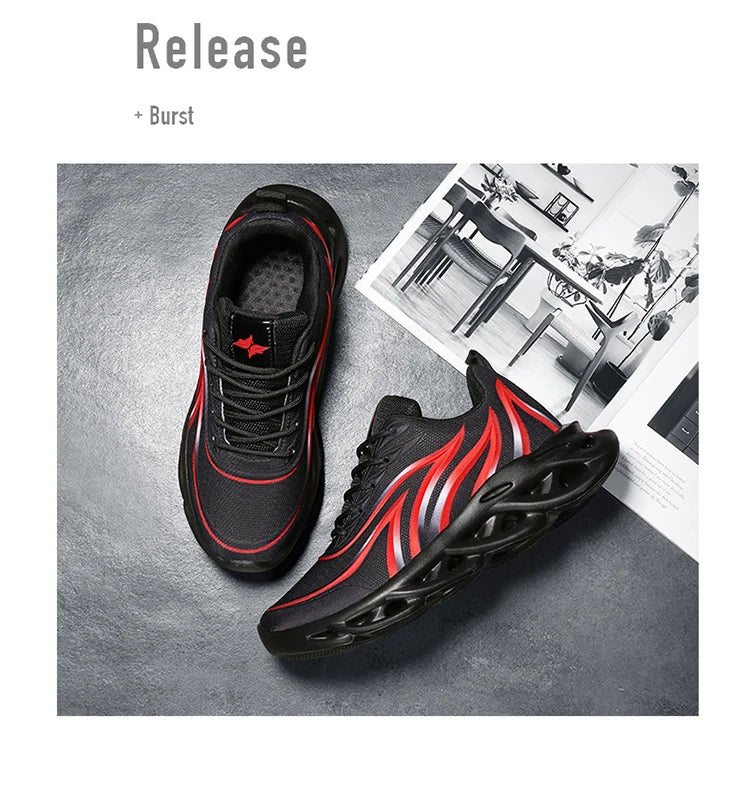 Men's vulcanized shoes Fashion casual sneakers Comfortable breathable men's shoes Tennis fitness walking men's running shoes