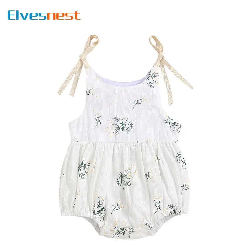 Fashion Print Newborn Clothes Girls Bodysuits Summer Baby Boys Clothes Cotton Sleeveless Infant Clothing Bodysuits 3-24 Months