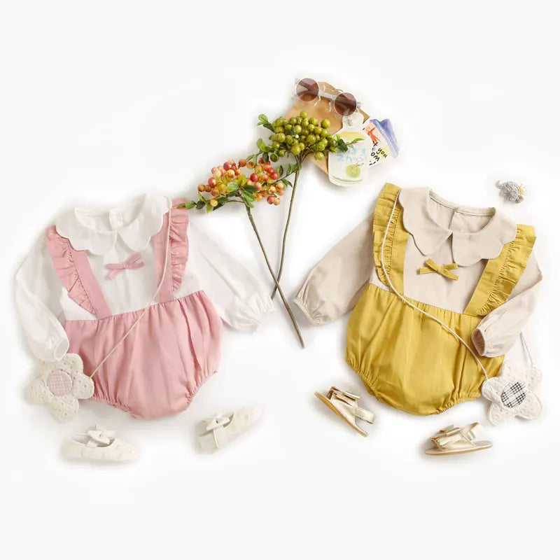 Cartoon Baby Clothes Girls Bodysuits Cotton Long Sleeve Infant Boy Clothes Spring Autumn Newborn Clothing 1-3 Years