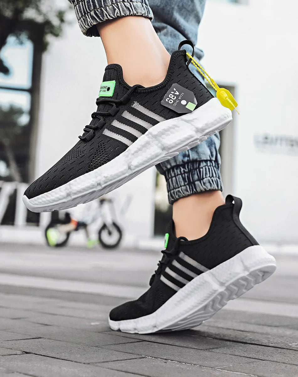 Men's shoes new big size summer breathable mesh casual shoes wear-resistant soft sole all sports walking men's shoes