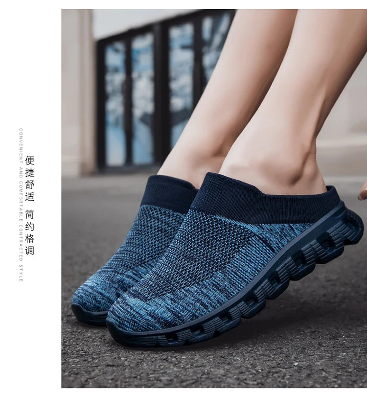 New spring and autumn breathable lightweight comfortable men's and women's casual sports shoes fashion couple plus size loafers