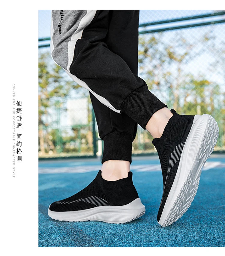 Men's and women's shoes Spring and autumn new breathable mesh shoes flat shoes light casual comfortable sneakers couple