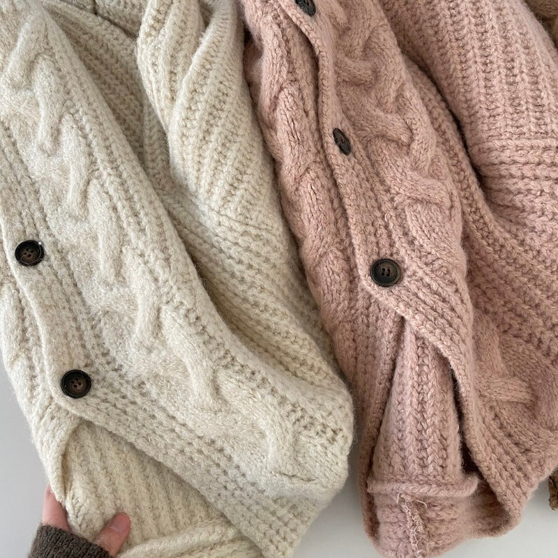 Women Cardigan Sweaters Autumn Winter Fashion Female Long Sleeve V-neck Loose Knitted Shirt Jackets Casual Sweater Coats