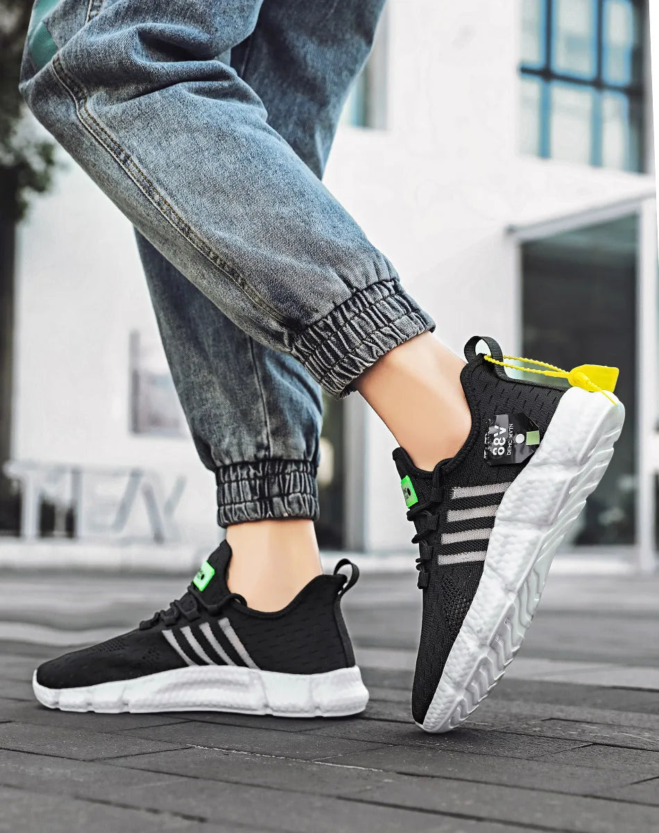 Men's shoes new big size summer breathable mesh casual shoes wear-resistant soft sole all sports walking men's shoes