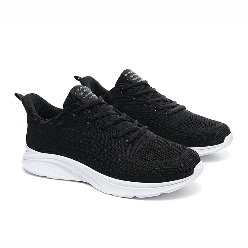 New large men's shoes mesh breathable platform shoes to increase the lightness of sports casual men's vulcanized loafers