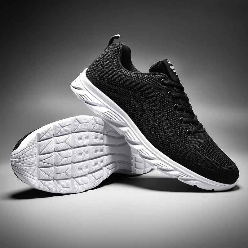 Spring and autumn men's mesh sports shoes fashion breathable lightweight non-slip outdoor men's shoes running casual shoes