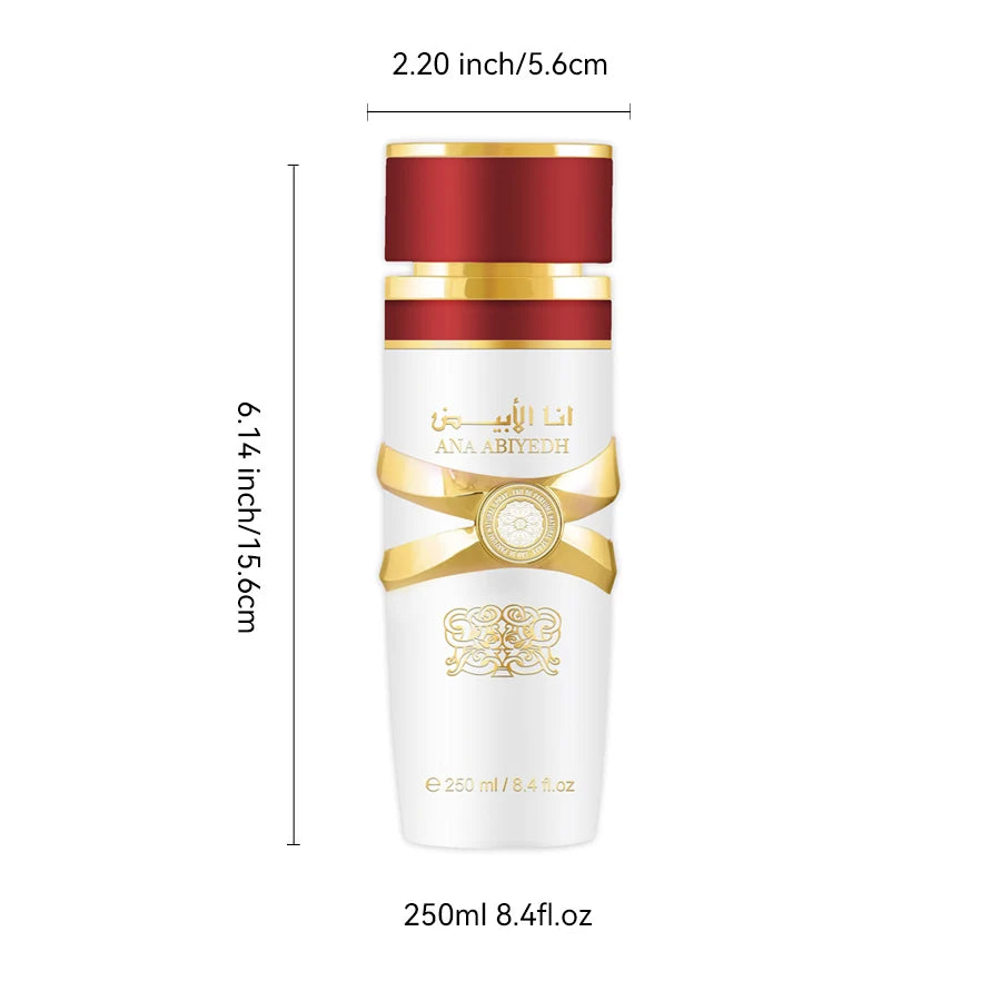 250ML 8.4FL.OZ Arabian Perfume for Women & Men, Eau de Parfum Spray, Inspired by Ana Abiyedh Rouge, Spicy Woody Notes