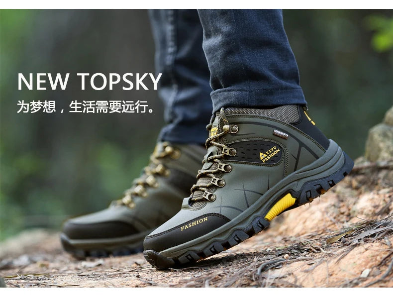 Men's autumn and winter hiking shoes Casual sports shoes comfortable lightweight non-slip large size men's shoes39-47