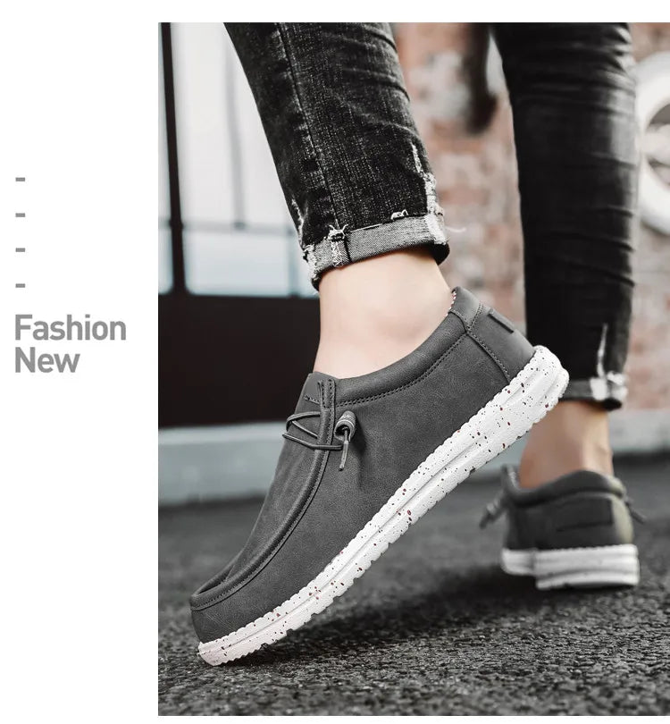 New men's shoes Spring and autumn large size leisure sports shoes low top non-slip comfortable lightweight running loafers men