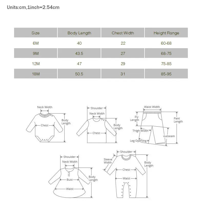 Cartoon Newborn Clothes Boys Bodysuits Hat Spring & Autumn Baby Girls Clothes Cotton Baby Bodysuits 3-18 Months