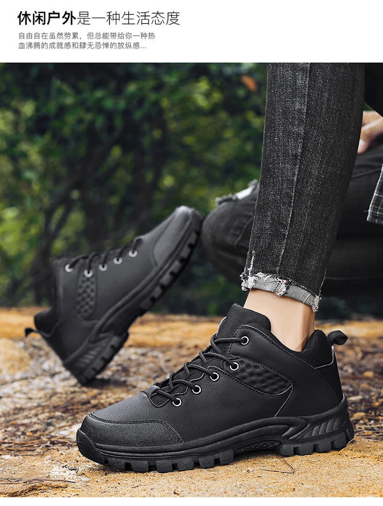 Men's casual sneakers lace-up outdoor casual shoes Fashion comfortable breathable platform shoes for men