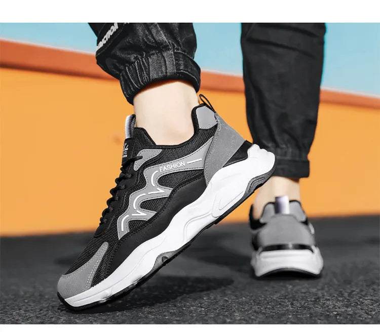 2024 New men's sneakers Comfortable casual men's shoes light breathable walking and running designer Spring and Autumn