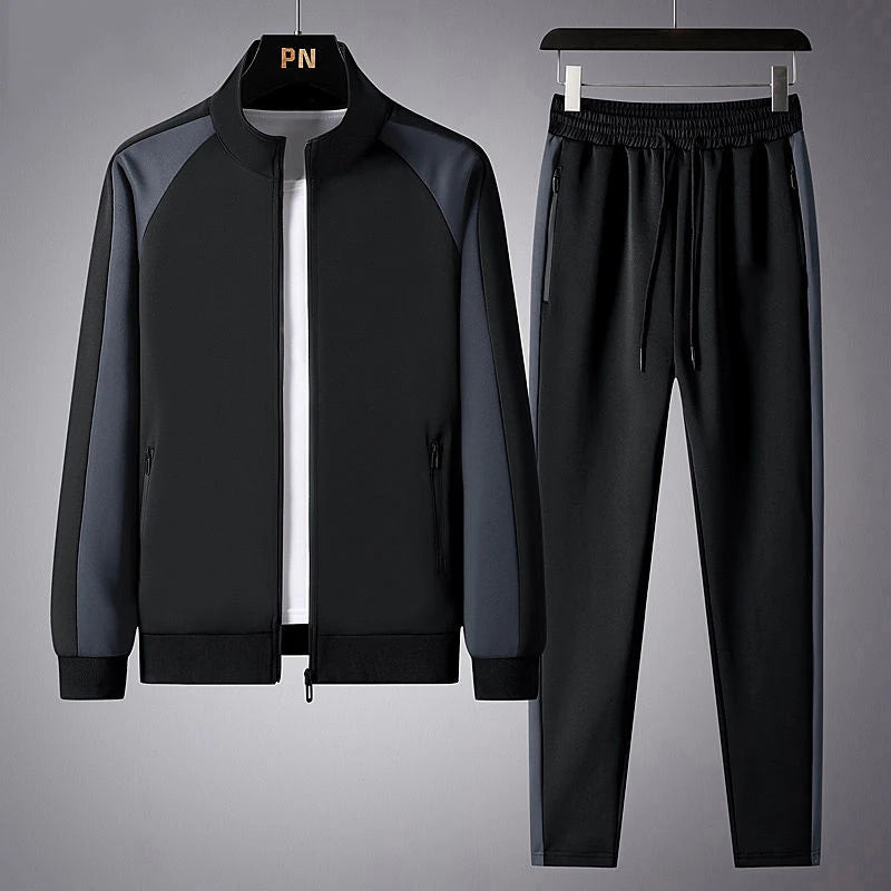 2023 Spring Autumn Men Breathable Casual Sport Suits Tracksuits Sweatsuit Mens Jogger Gym Sportswear Sets Male Plus Size 7XL 8XL