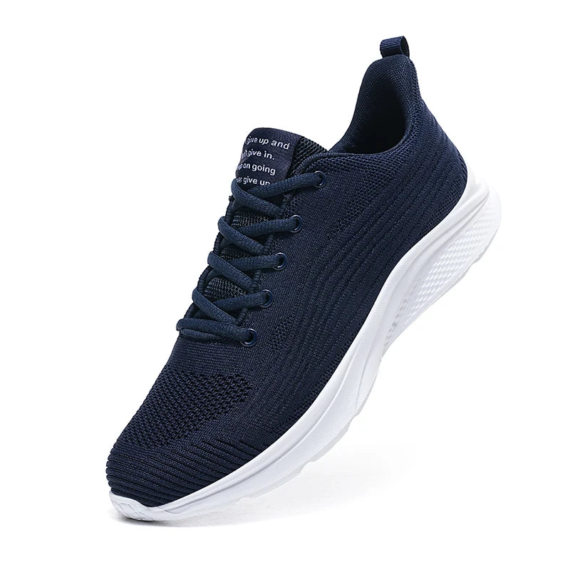 New large men's shoes mesh breathable platform shoes to increase the lightness of sports casual men's vulcanized loafers