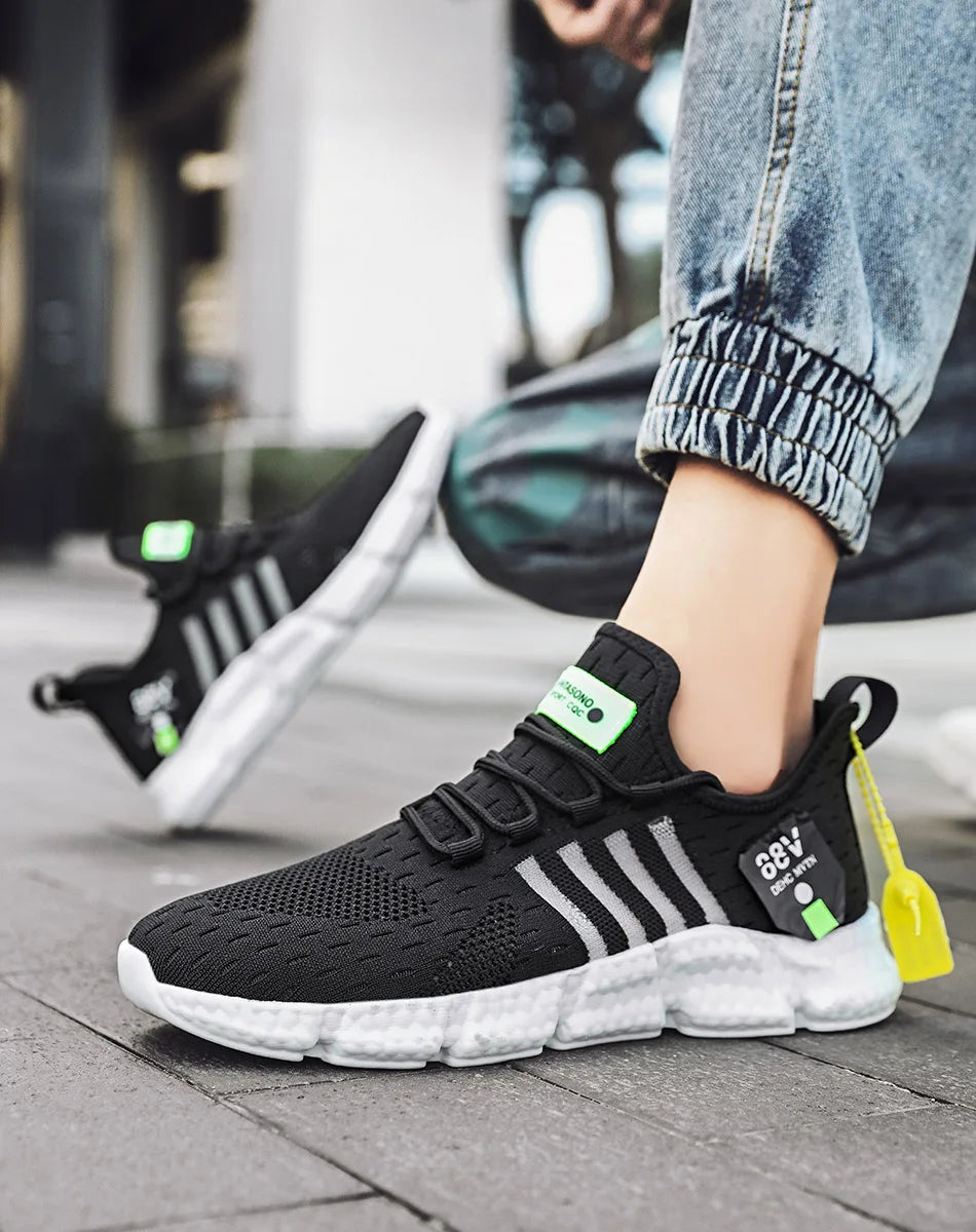 Men's shoes new big size summer breathable mesh casual shoes wear-resistant soft sole all sports walking men's shoes