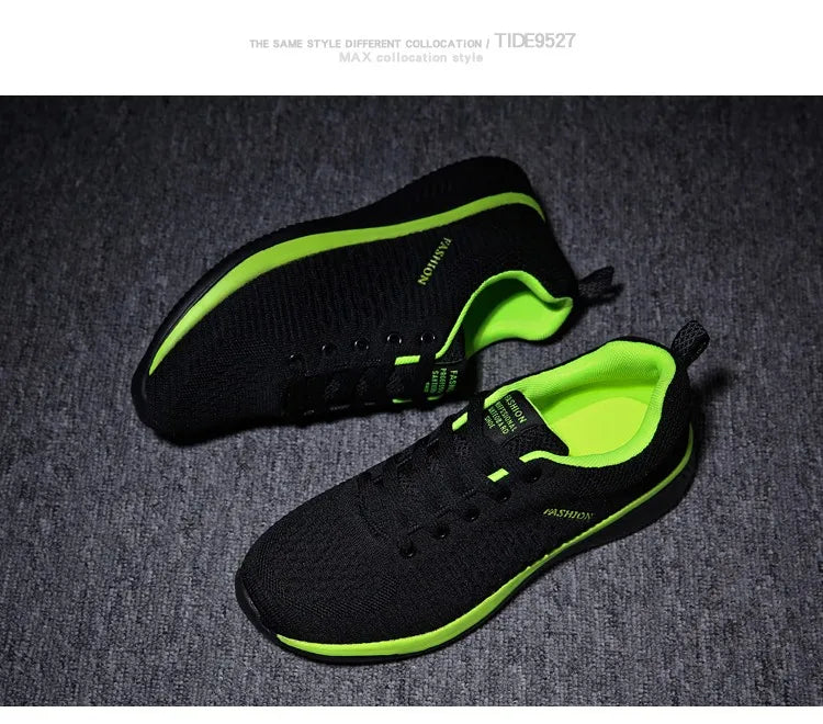 new men's lightweight running shoes casual shoes Breathable walking training shoes non-slip comfortable vulcanized men's