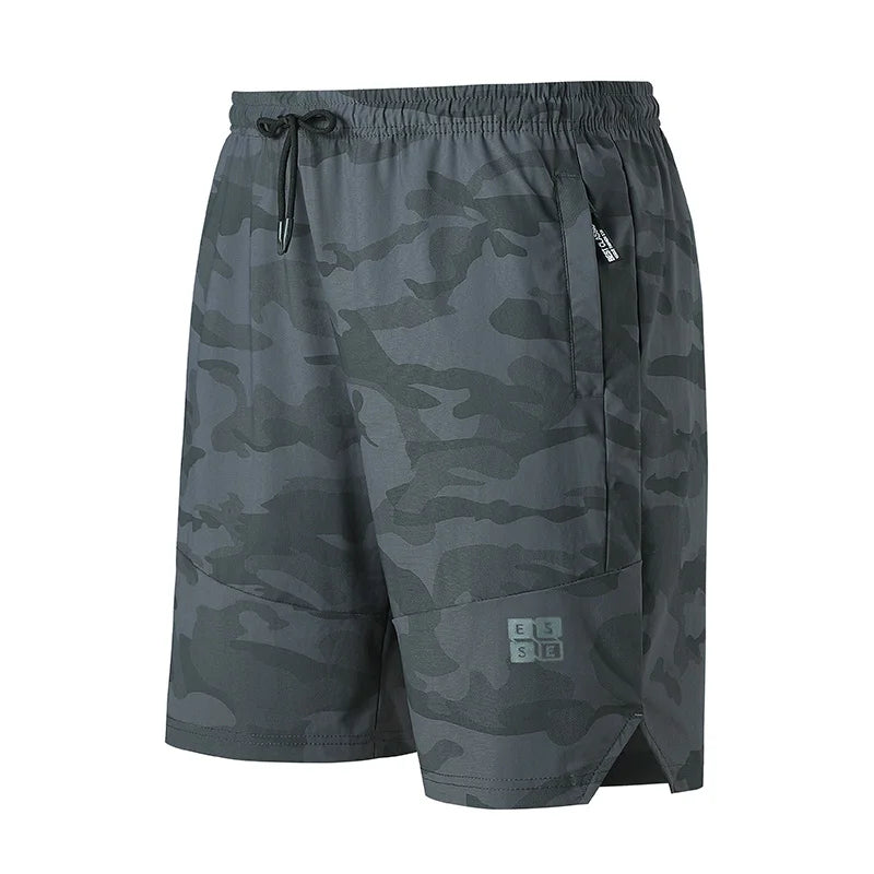 2023 Summer Men Breathable Quick Dry Sport Shorts Mens Camo Cool Beach Bermuda Shorts Man Gym Running Shorts Male Plus Size 7XL