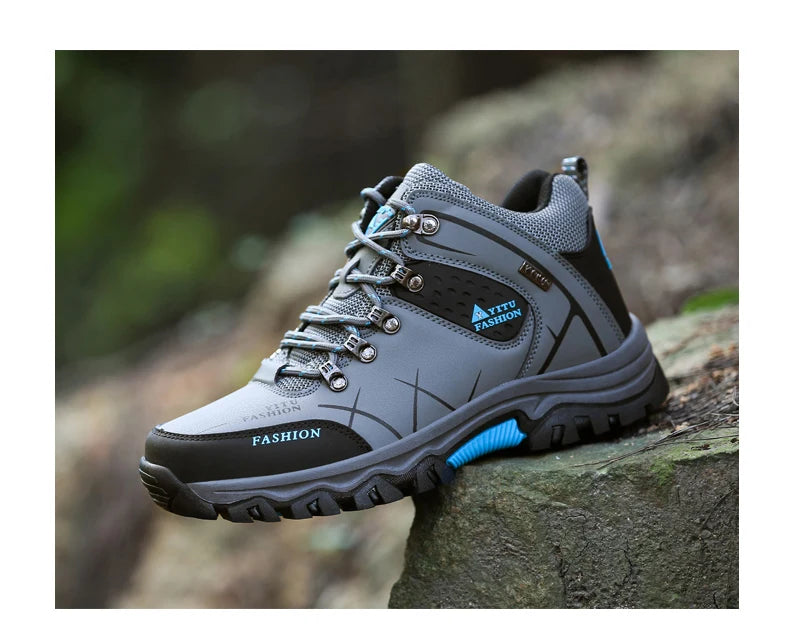 Men's autumn and winter hiking shoes Casual sports shoes comfortable lightweight non-slip large size men's shoes39-47