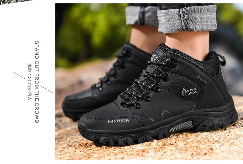 Men's autumn and winter hiking shoes Casual sports shoes comfortable lightweight non-slip large size men's shoes39-47