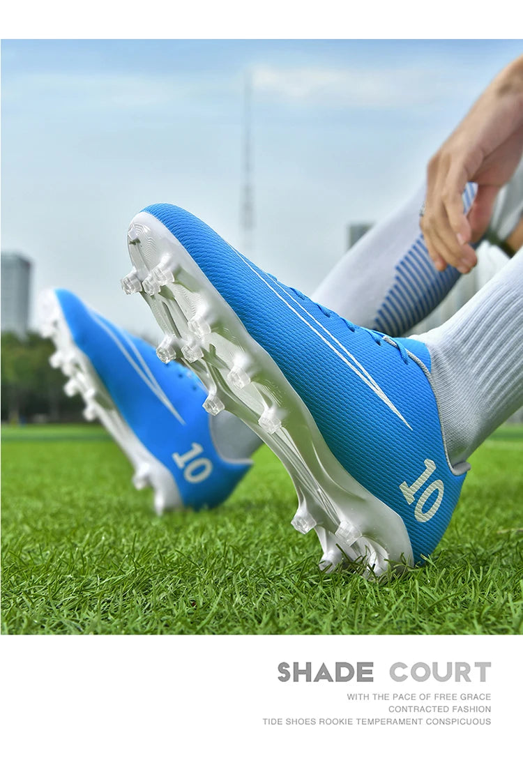 Men's and women's football shoes Non-slip training casual sports shoes youth outdoor breathable large size football shoes