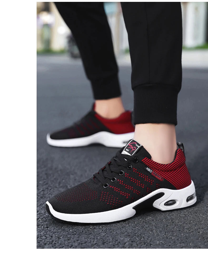 Men's running shoes Soft sole breathable mesh surface sports shoes non-slip wear-resistant running casual men's shoes