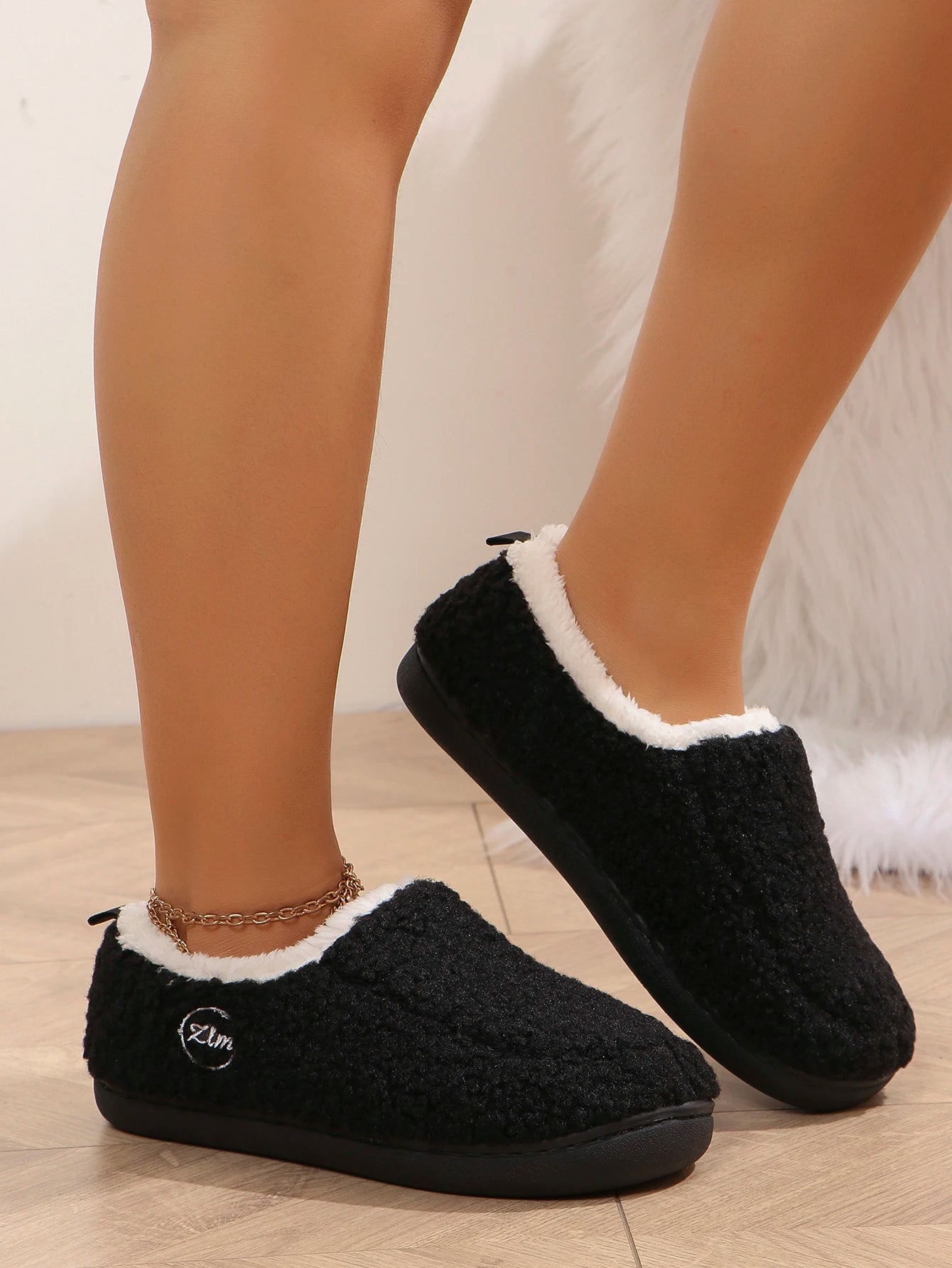 Women's new warm cotton shoes, comfortable and cute lazy shoes, cute short boots