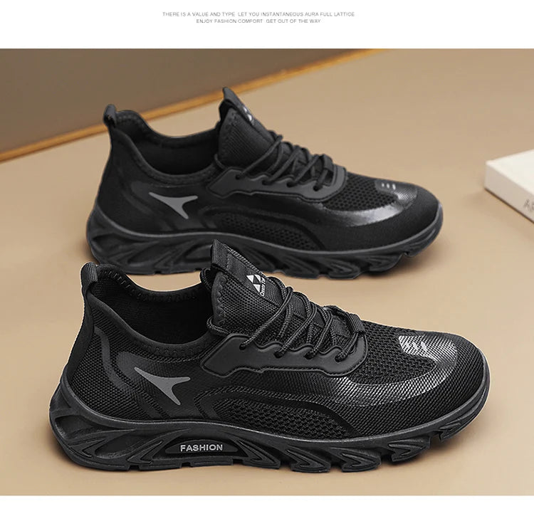 2024 New men's casual lace up outdoor vulcanized shoes, sports shoes, men's shoes tekkies for men