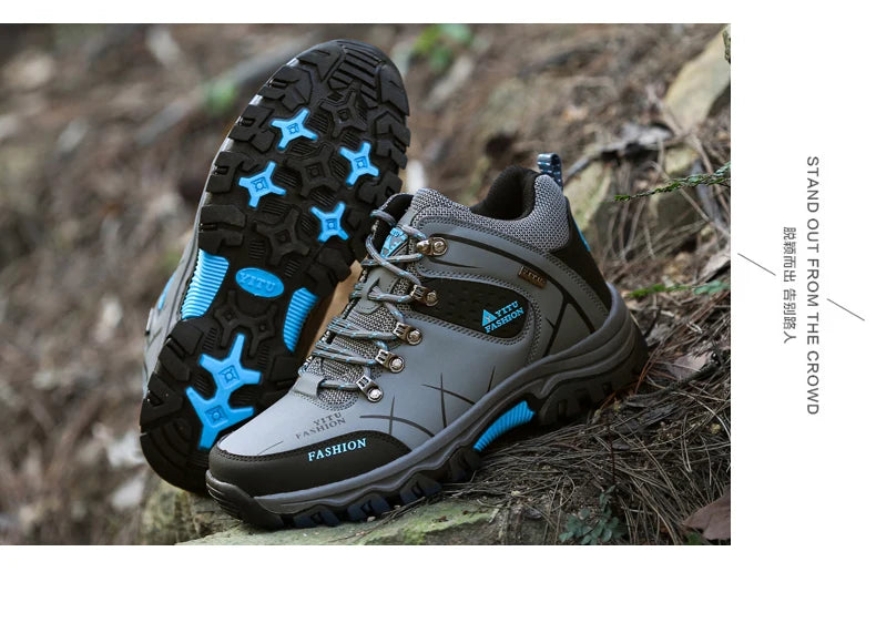 Men's autumn and winter hiking shoes Casual sports shoes comfortable lightweight non-slip large size men's shoes39-47