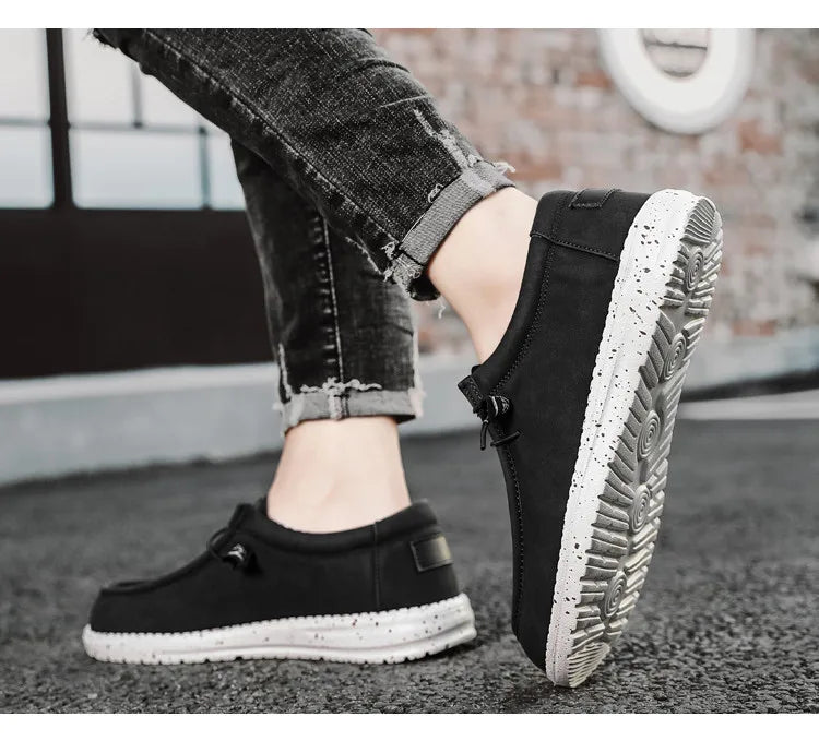 New men's shoes Spring and autumn large size leisure sports shoes low top non-slip comfortable lightweight running loafers men