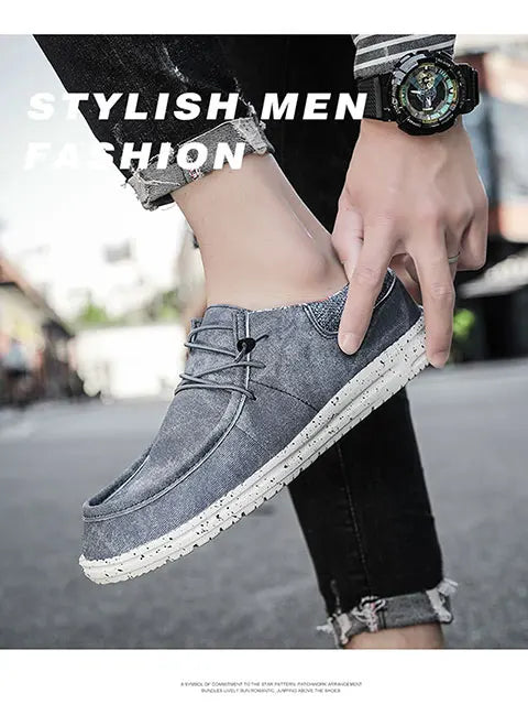 Men's Walking High quality breathable outdoor men's shoes Casual Sports  Fashion comfortable lazy shoes plus size cloth shoes48