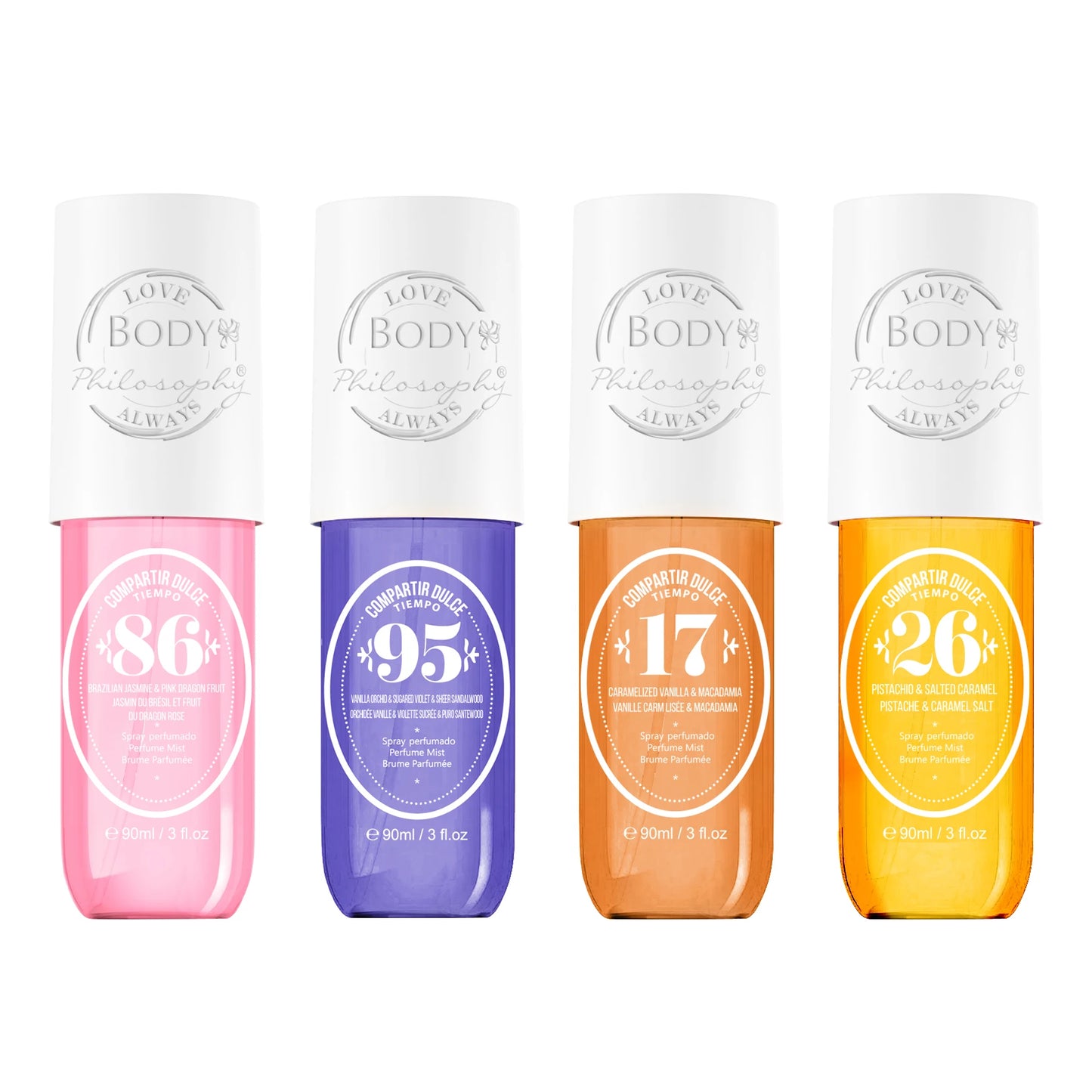 90ML 3.0FL.OZ Body Spray For Women, Inspired by SOL Gourmand Fragrance Hair & Body Mist, Uplifting Scent Vanilla Perfume