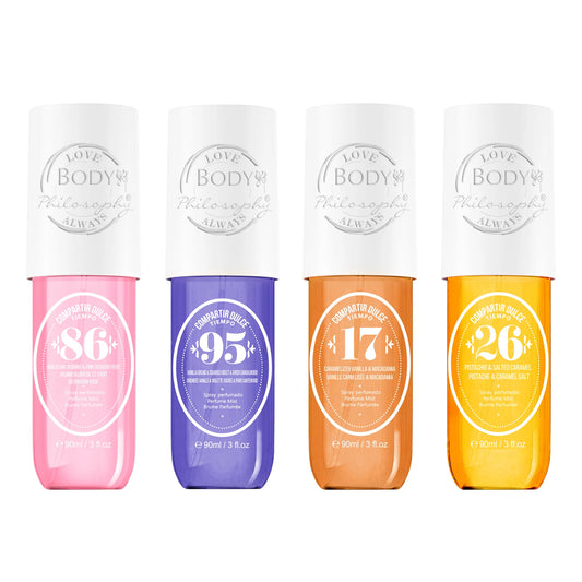 90ML 3.0FL.OZ Body Spray For Women, Inspired by SOL Gourmand Fragrance Hair & Body Mist, Uplifting Scent Vanilla Perfume