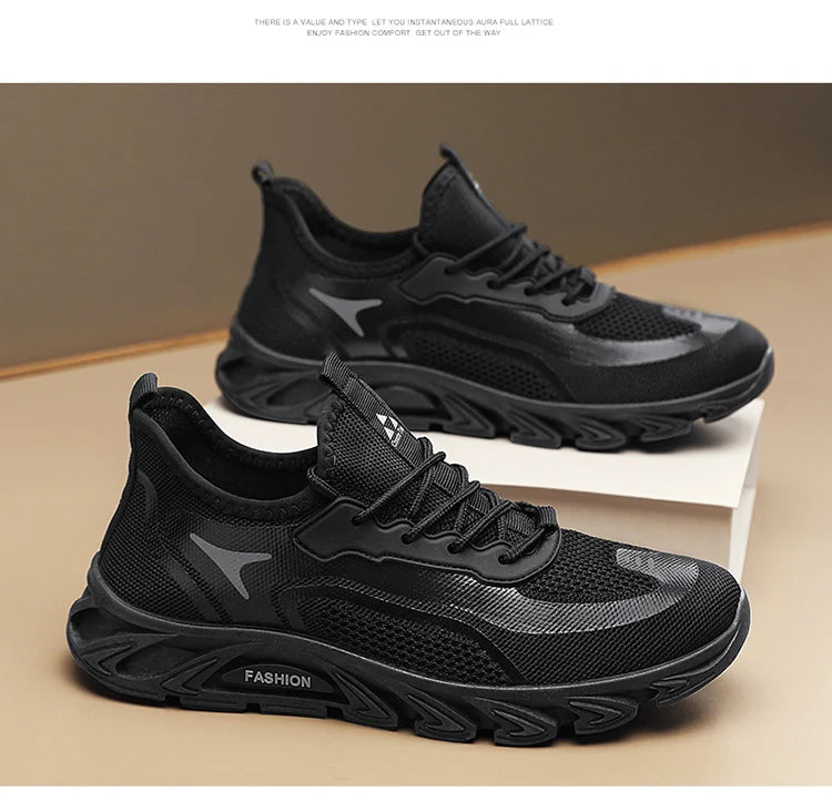 2024 New men's casual lace up outdoor vulcanized shoes, sports shoes, men's shoes tekkies for men