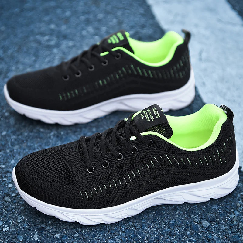 Spring and autumn lace-up light walking shoes men's casual shoes Running sneakers comfortable breathable men's shoes new