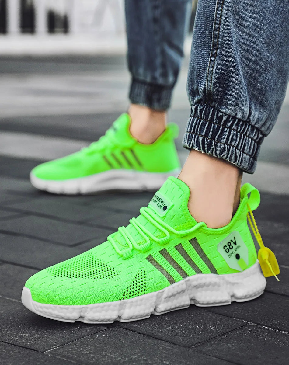 Men's shoes new big size summer breathable mesh casual shoes wear-resistant soft sole all sports walking men's shoes