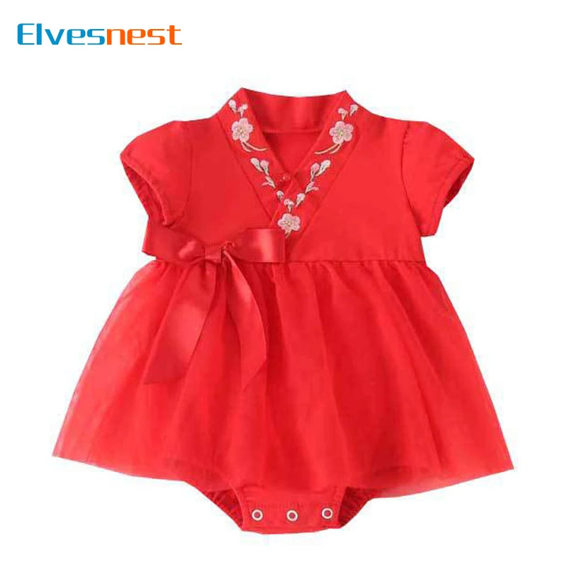 Fashion Newborn Clothes Girls Bodysuit Spring & Autumn Baby Girl Clothes Cotton Short Sleeve Infant Bodysuits 3-18 Months