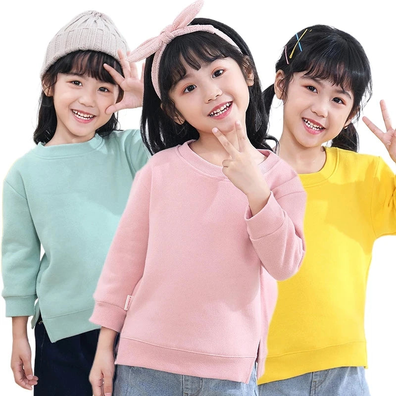 Fashion Kids Clothes Girls Sweatshirts Cotton Long Sleeve Kids Sweaters for Boys Spring Autumn Children Clothing 1-6 Years