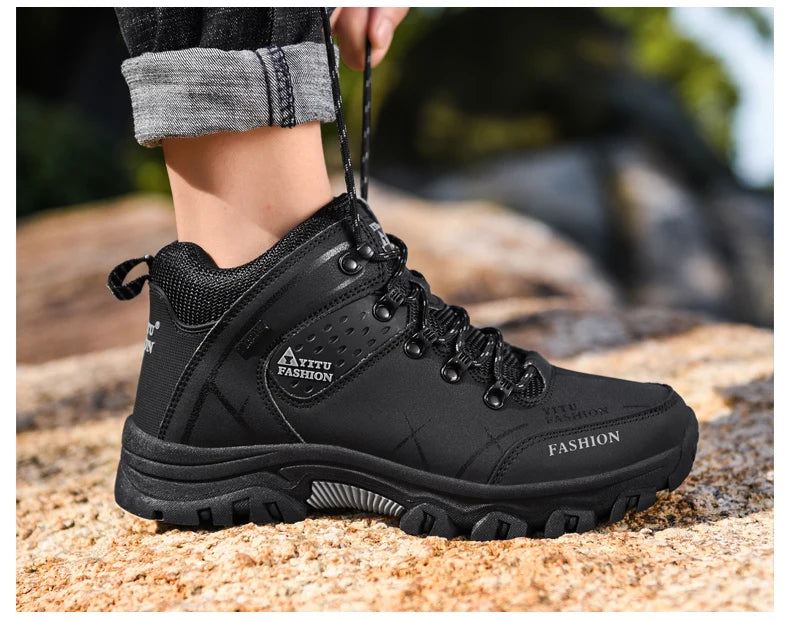 Men's autumn and winter hiking shoes Casual sports shoes comfortable lightweight non-slip large size men's shoes39-47