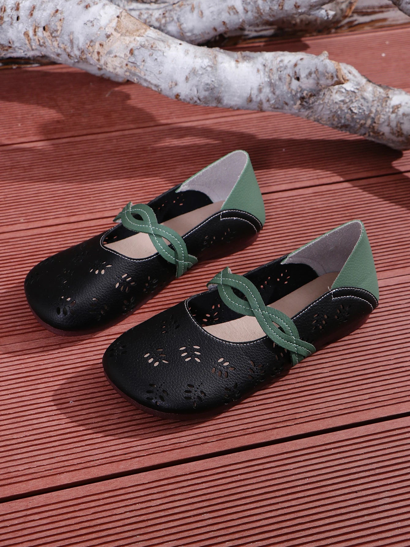 Women's casual flat sole single shoes, comfortable and versatile soft sole loafers, fashionable Mary Jane ballet shoes