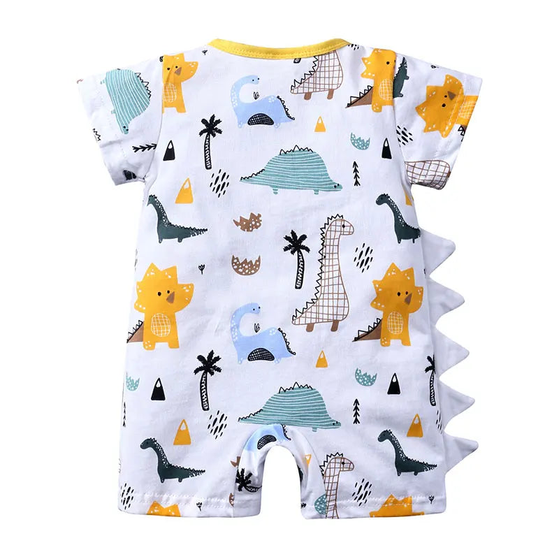 Cartoon Baby Clothes Girl  Rompers Cotton Short Sleeve Baby Boys Clothes Summer Newborn Boy Rompers 3-18Months