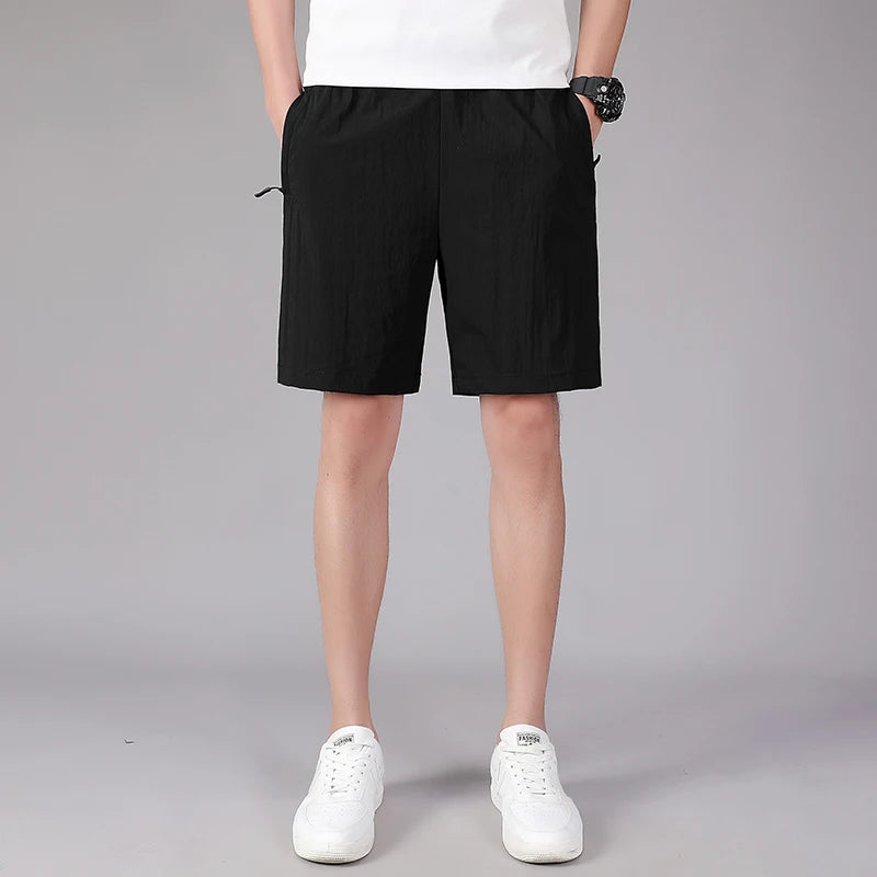 Summer Men Quick Dry Breathable Fitness Joggers Shorts Mens Casual Sport Gym Beach Outdoor Shorts Pants Male Plus Size 12XL 15XL