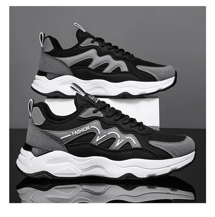 2024 New men's sneakers Comfortable casual men's shoes light breathable walking and running designer Spring and Autumn