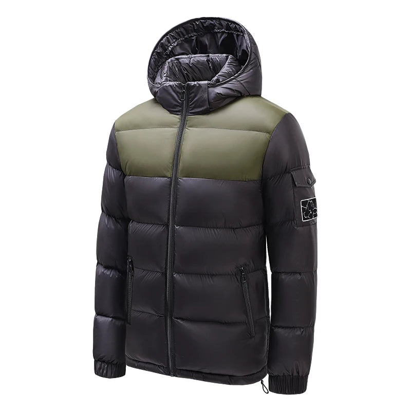 Winter Men Warm Windproof Hood Down Jackets Parka Coat Mens Casual Detachable Hat Waterproof Overcoats Jacket Male Plus Size 7XL