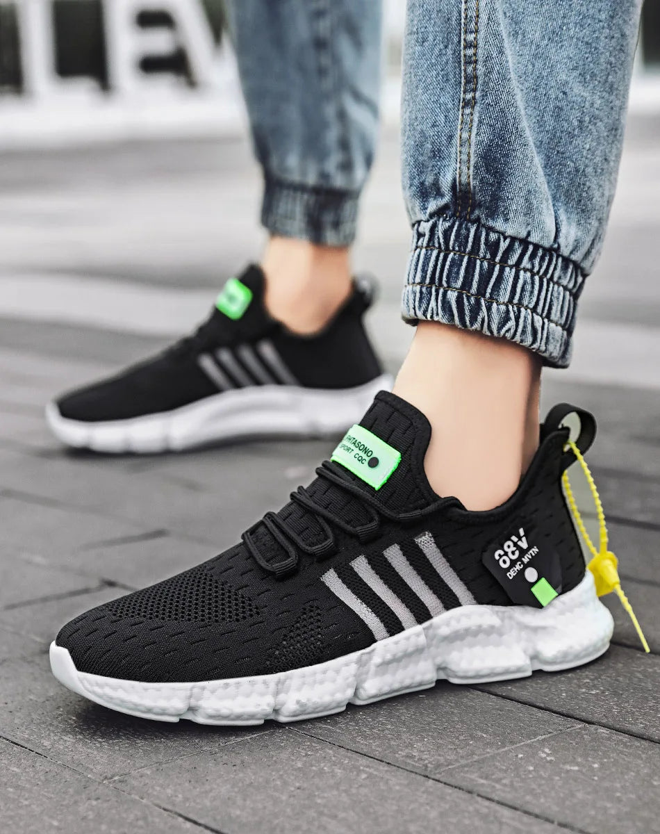 Men's shoes new big size summer breathable mesh casual shoes wear-resistant soft sole all sports walking men's shoes