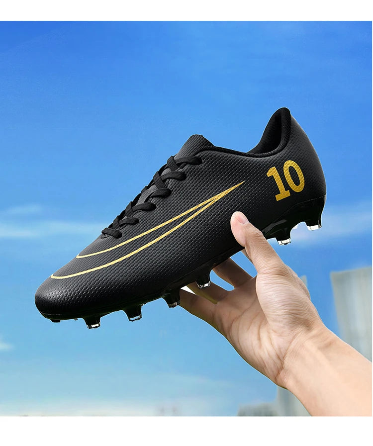 Men's and women's football shoes Non-slip training casual sports shoes youth outdoor breathable large size football shoes