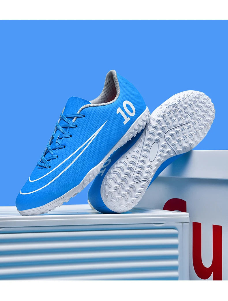 Men's and women's football shoes Non-slip training casual sports shoes youth outdoor breathable large size football shoes