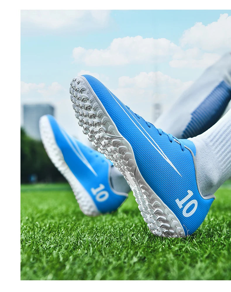 Men's and women's football shoes Non-slip training casual sports shoes youth outdoor breathable large size football shoes