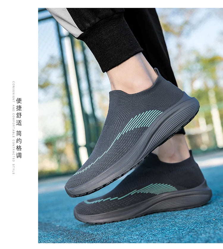 Men's and women's shoes Spring and autumn new breathable mesh shoes flat shoes light casual comfortable sneakers couple