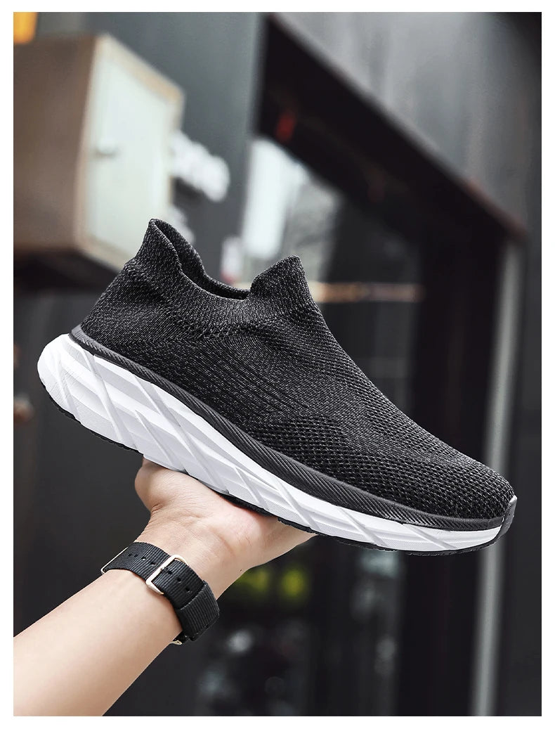 Breathable new men's and women's casual shoes spring and autumn light couples walking non-slip sports shoes large size